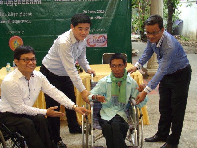 Symbolic Wheelchair Hand over