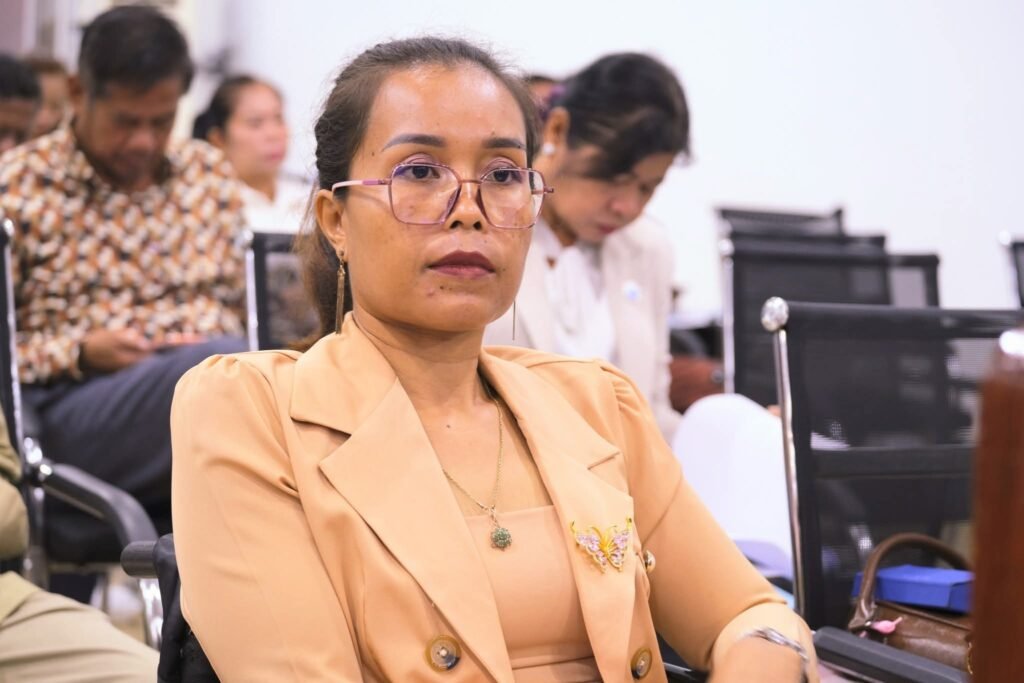 Ms. Chea Bopha, Program Coordinator and representative of Mr. Mey Samith, Executive Director of the Phnom Penh Center for Independent Living (PPCIL), attended the Workshop on the Integration of the Commune and District Three-Year Rolling Investment Program (2026–2028).