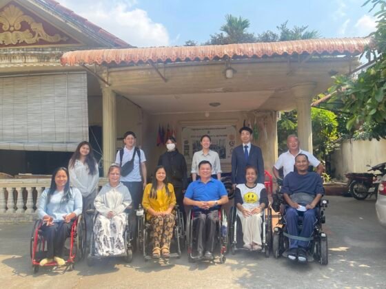 Study Visit by Hiroshima University Physical Therapy Specialists on Independent Living and Personal Assistance Services in Cambodia